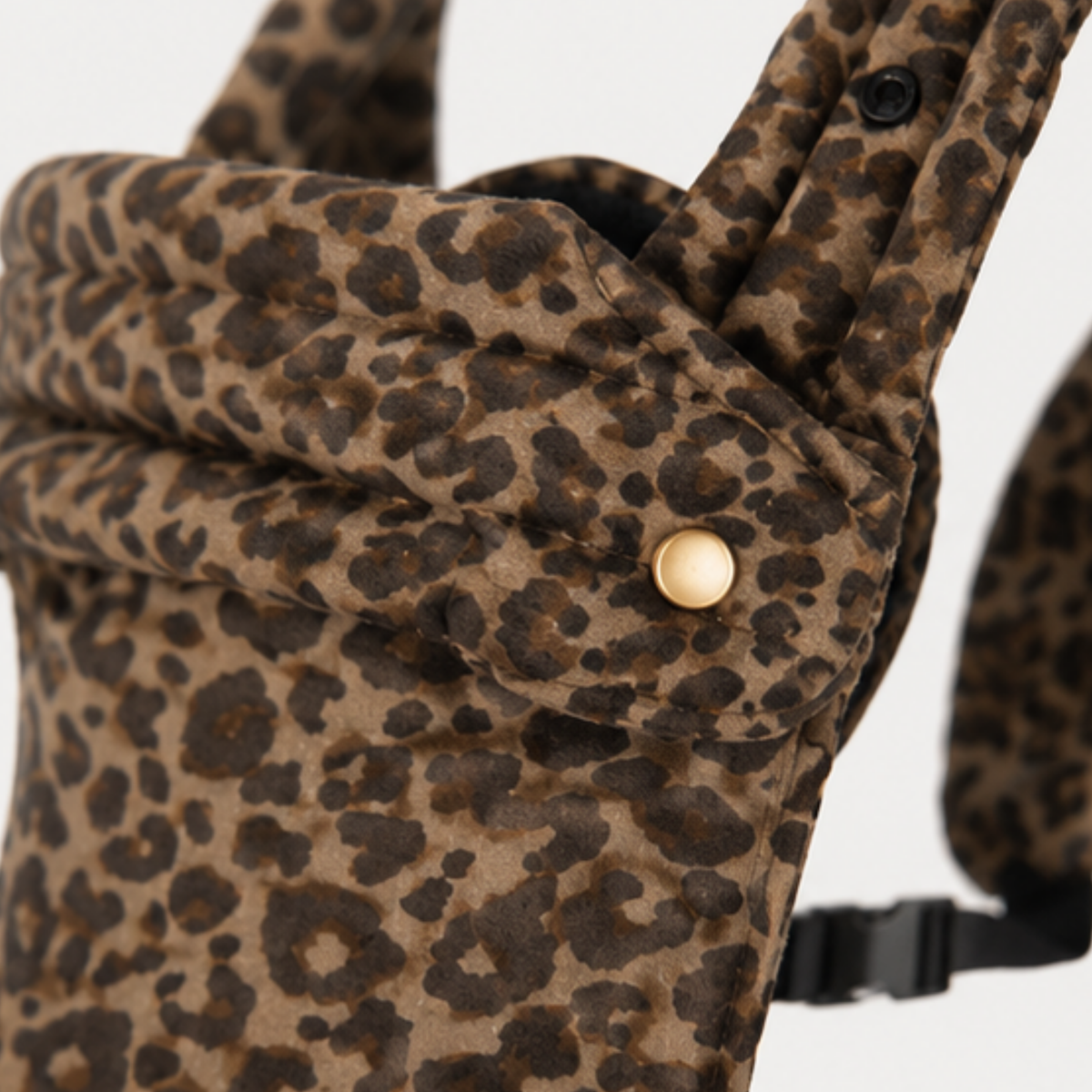 Porte bebe Ergonomique Bébé 0-24 Mois Motif Léopard Marron
