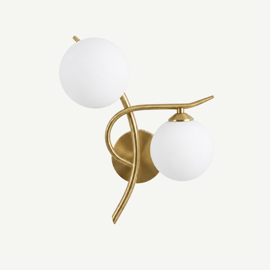 Applique Murale LED Artistique et Écoénergétique - Design Globe Verre