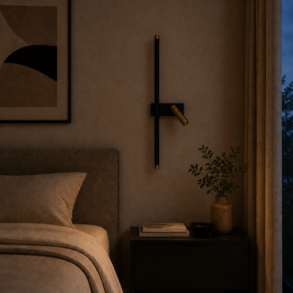 Applique Murale LED Duo Liseuse – Tête Réglable & Orientable