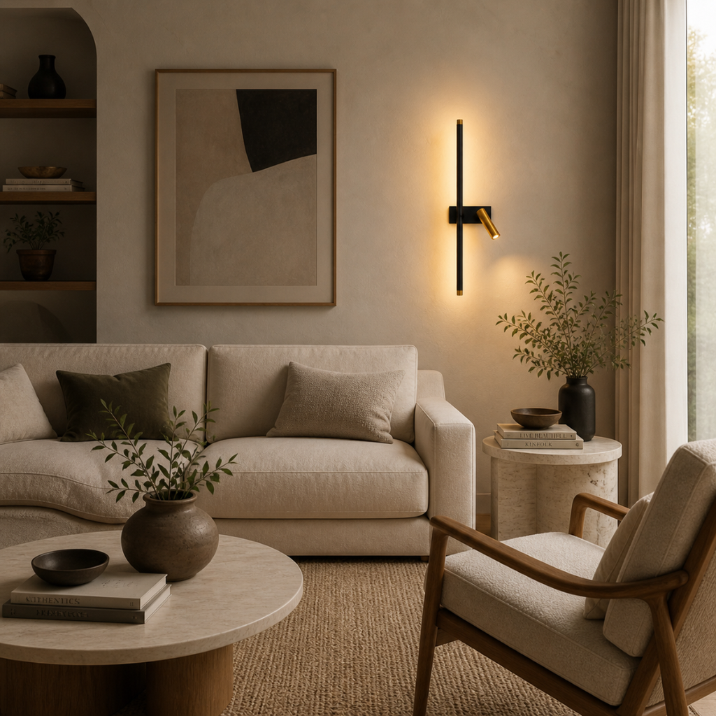 Applique Murale LED Duo Liseuse – Tête Réglable & Orientable