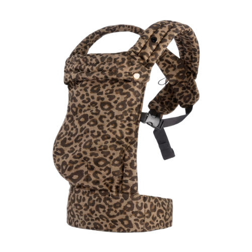 Porte bebe Ergonomique Bébé 0-24 Mois Motif Léopard Marron
