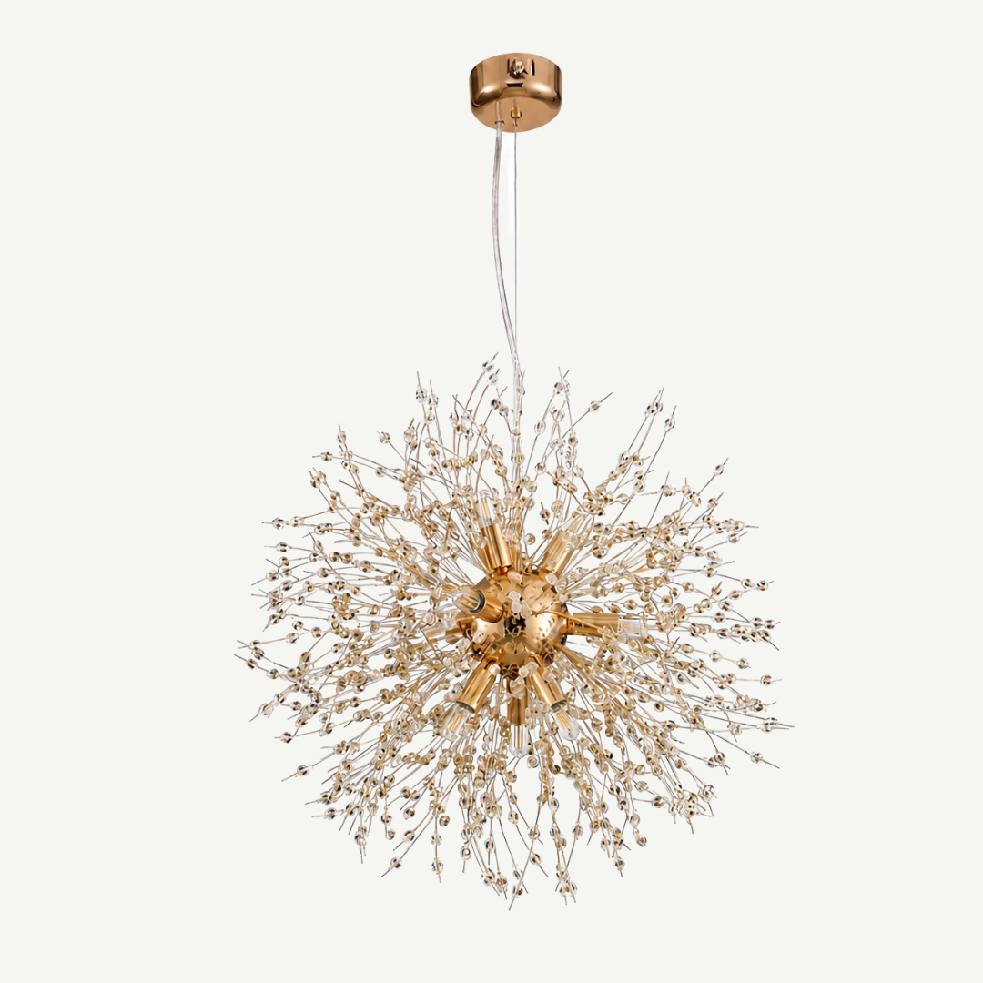 Lustre Suspension en Cristal Moderne - Luxe Salon & Chambre