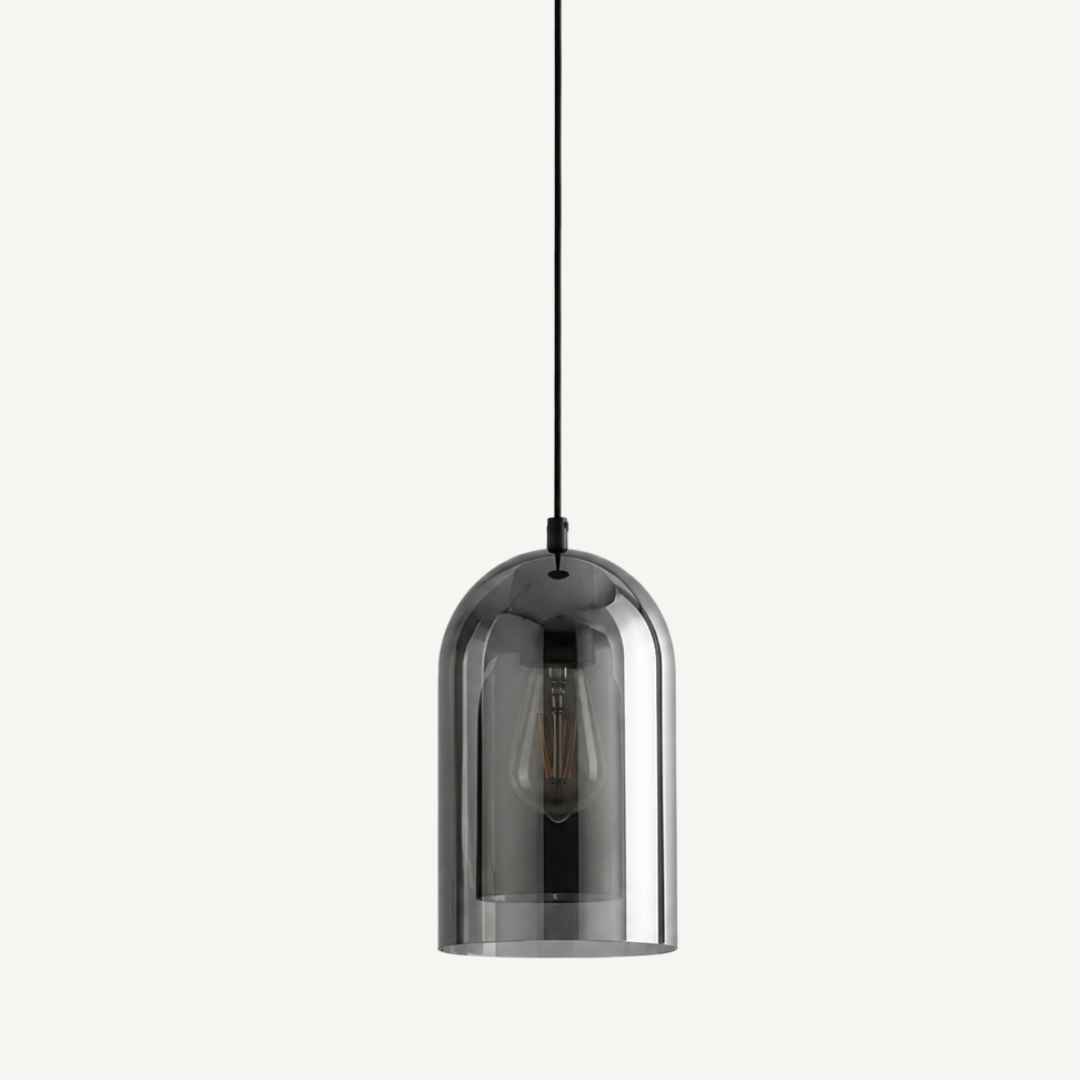 Suspension Luminaire en Verre Design fumé