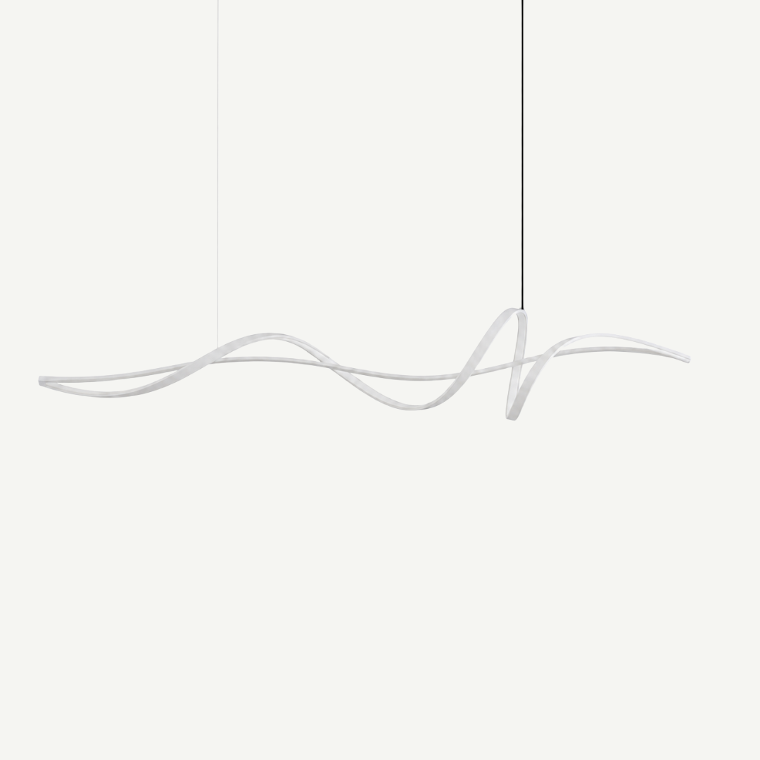 Suspension Luminaire LED Contemporaine - Design Fluide - 120cm à 140cm