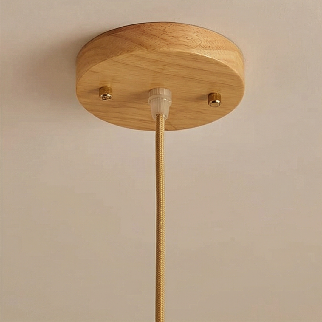 Suspension Luminaire Rotin Naturel 36cm – Éclairage chaleureux design moderne